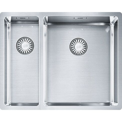 Lavello Cucina Franke Box in acciaio inox montato con Piedini 2560 mm 11033
