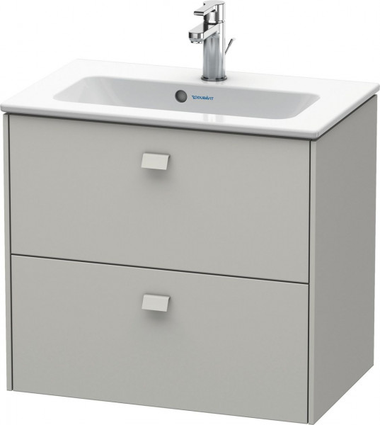 Mobile Per Lavabo Da Incasso Duravit Brioso Compact, 2 cassetti, per Lav. ME 620mm Grigio cemento opaco BR411000707