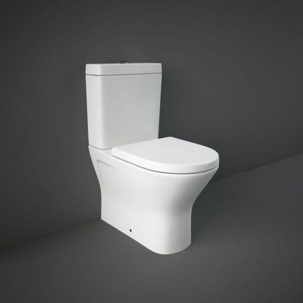 Sanitario Filo Muro Rak Ceramics RESORT con cisterna 600x360mm Bianco Alpino
