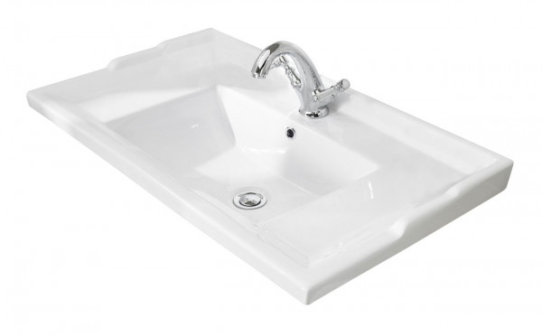 Lavabo Mobile Bayswater Traditional 1 foro, 820mm Bianco