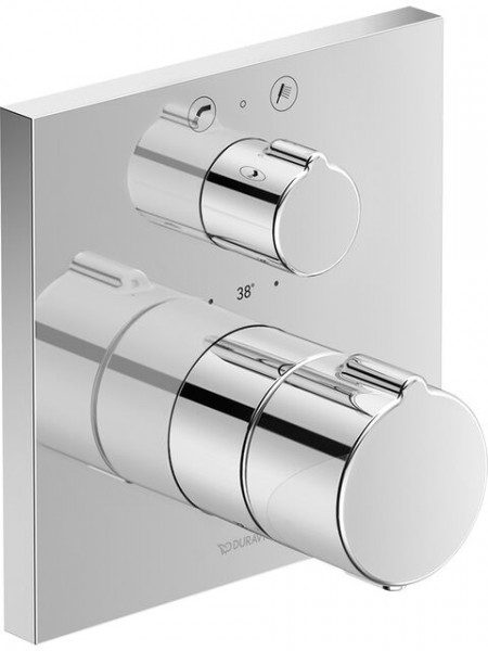 Duravit C1 Miscelatore termostatico vasca a incasso 195x195x195mm Inverseur | Carré
