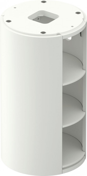 Mobile Per Lavabo Da Appoggio Duravit White Tulip a libera installazione, 3 nicchie 410mm Bianco seta opaco WT423903636