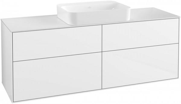 Mobile Sottolavabo Villeroy e Boch Finion Glossy White/Glass White F73100GF