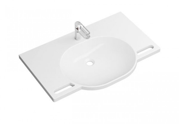 Lavabo Sospeso Hewi con miscelatore 850 mm Bianco Alpino 950.19.016