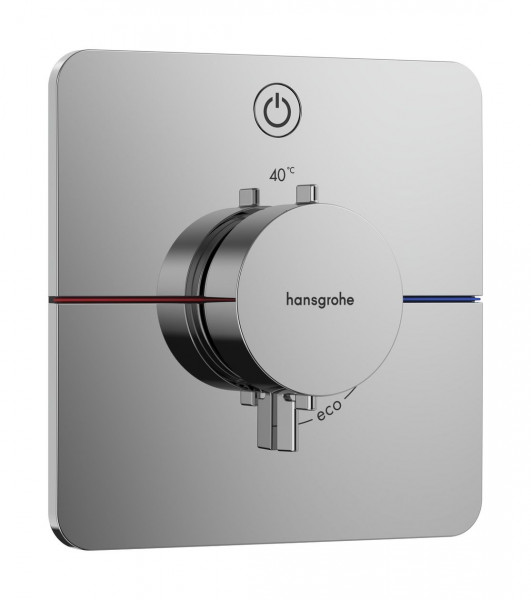 Miscelatore Termostatico Per Doccia Hansgrohe ShowerSelect Comfort Q 1 Controllo avvio/arresto Start/Stop 155x155mm Cromo