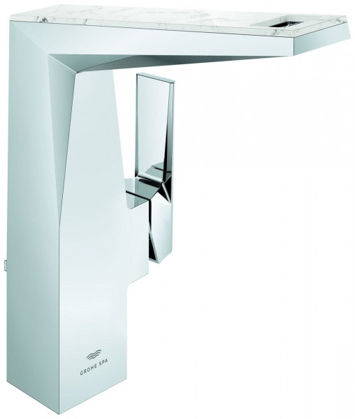 Miscelatore Lavabo Alto Grohe Allure Brilliant Private Collection L Cromo/White Attica 24408000