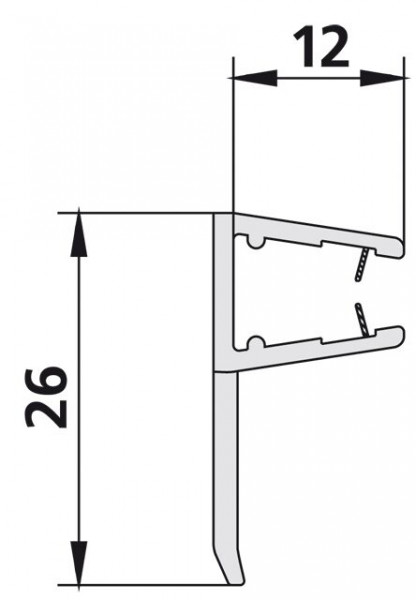 Kermi ATEA Guarnizione di tenuta verticale (6025181)
