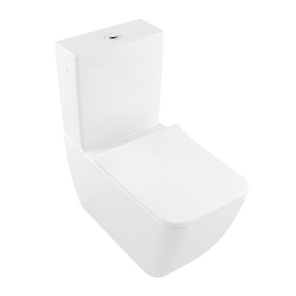 Villeroy e Boch WC Senza Brida per WC a soft-closing senza montatura 375 x 700 mm Venticello (4612R001)