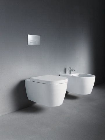WC Sospeso Duravit ME by Starck 370x355mm Bianco opaco di seta/Bianco