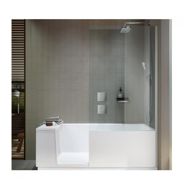 Duravit Shower + Bath Bagno d'Angolo 1700x750mm Transparent