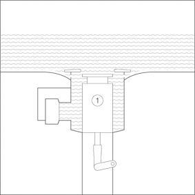 Bette Colonna di Scarico Vasca da Bagno con troppopieno, per BetteLux Shape Sensory (B631) Chrome