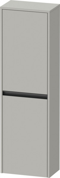 Mobili A Muro Duravit Ketho.2 semicolonna, 2 porte a sinistra, maniglia antracite 1320mm Grigio cemento opaco K21319L07070000