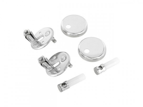 Kit fissaggio sanitari sospesi Ideal Standard Newson per sedile toilette Beech/stainless steel