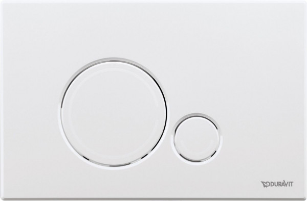 Placca WC Duravit DuraSystem Beta 120 230x150,5x6,5mm Bianco
