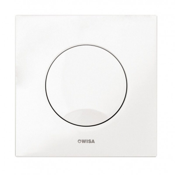 Placca WC Wisa Maro Plastica (8050414) Bianco | Chasse Simple