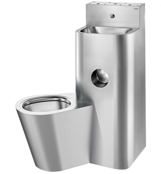WC con Lavabo Integrato Delabie Combi KOMPACT a pavimento 161700