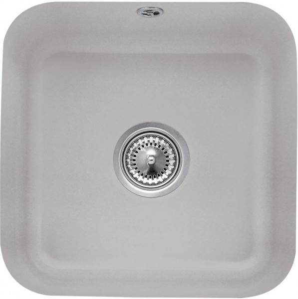 Lavello Cucina sottopiano Villeroy e Boch Cisterna 50 Scolapiatt manuale Bianco Alpino CeramicPlus