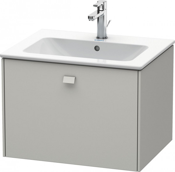 Mobile Per Lavabo Da Incasso Duravit Brioso 1 cassetto, per Lav. ME 620mm Grigio cemento opaco BR400100707