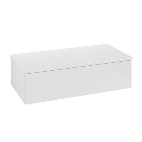 Mobili A Muro Villeroy en Boch Antao 1 cassetto 1000x268x500mm Glossy White Laquered