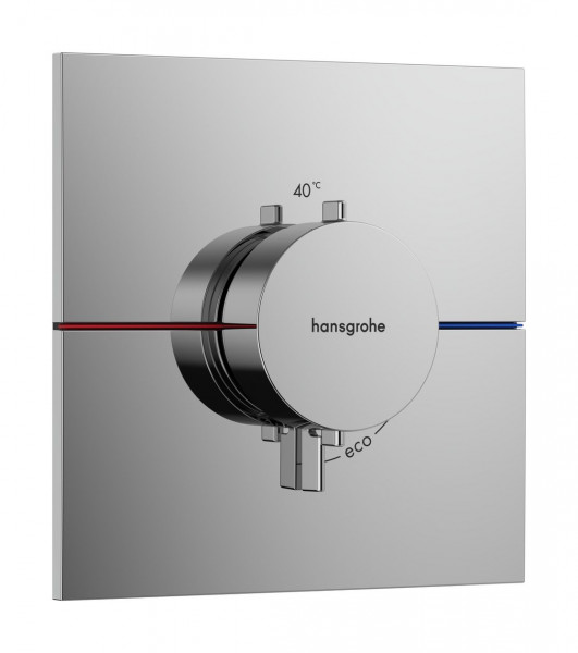 Miscelatore Termostatico Per Doccia Hansgrohe ShowerSelect Comfort E 1 Arresto del contatto in entrata 155x155mm Cromo