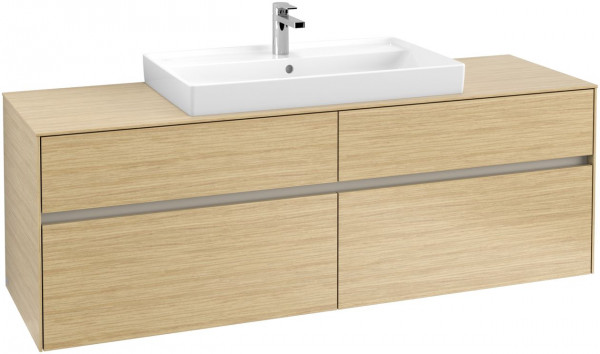 Mobile Sottolavabo Villeroy and Boch Collaro A parete 1600x500x548mm Nordic Oak C02800VJ