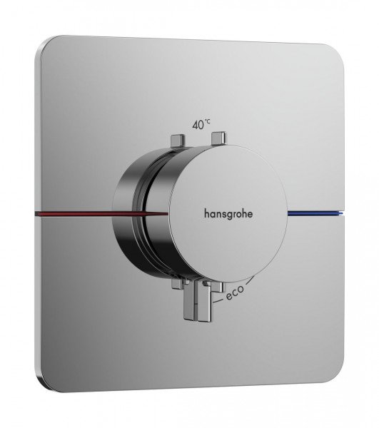 Miscelatore Termostatico Per Doccia Hansgrohe ShowerSelect Comfort Q 1 Arresto del contatto in entrata 155x155mm Cromo