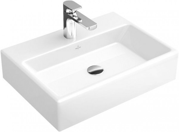 Villeroy e Boch Memento lavabo sospeso lucidati per mobili White Alpin CeramicPlus | 500 x 420 mm
