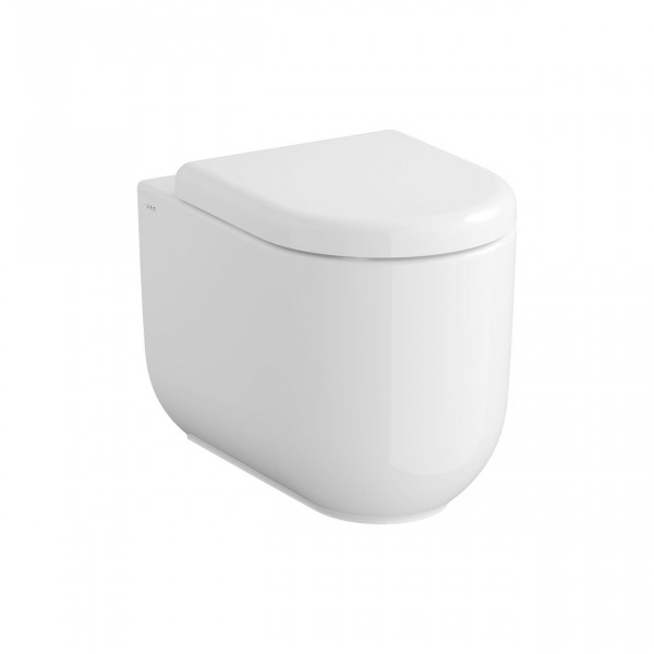 WC a libera installazione VitrA Liquid BTW VitrAClean Rimless 380x405x540mm Bianco lucido