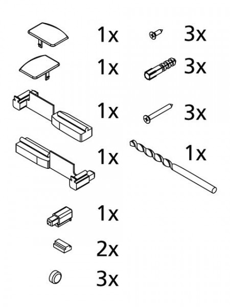 Kermi VARIO 2000 Set di pezzi di ricambio per il montaggio (2532037)