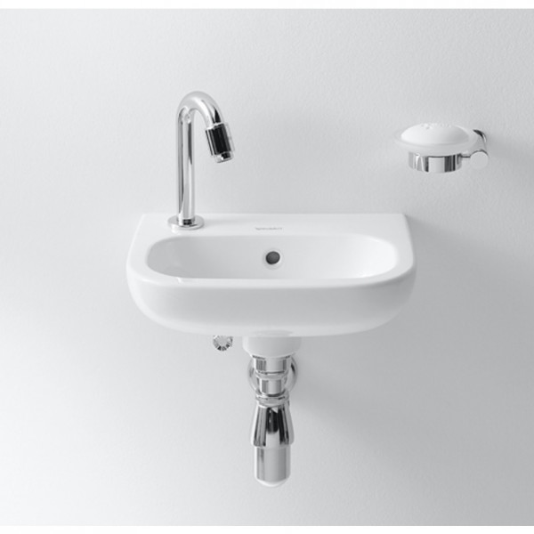 Lavandino Duravit D-Code fori a sinistra 360 x 270 mm 705360009