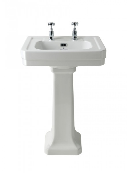 Lavabo A Colonna Bayswater Victrion 2 fori 540mm Bianco
