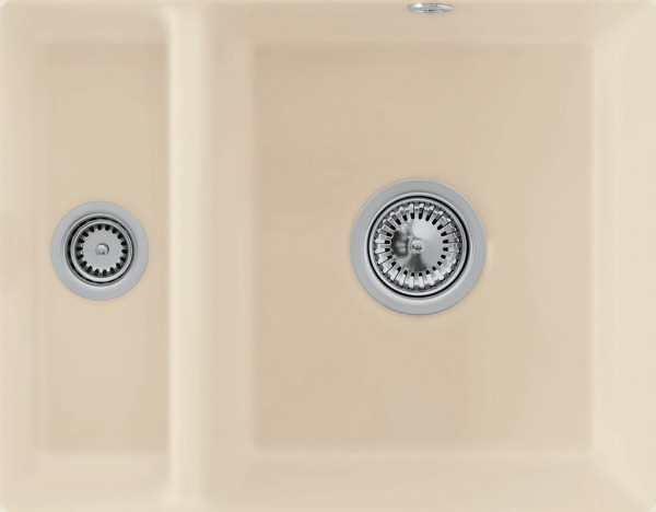 Lavello Cucina sottopiano Villeroy e Boch Subway 60 XU Scolapiatt manuale Ivory CeramicPlus