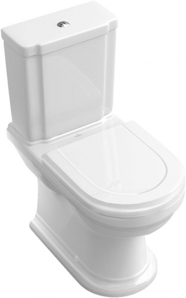 Sanitari Filo Muri Villeroy e Boch Hommage Vaschetta per WC fondo cavo Bianco Alpino CeramicPlus