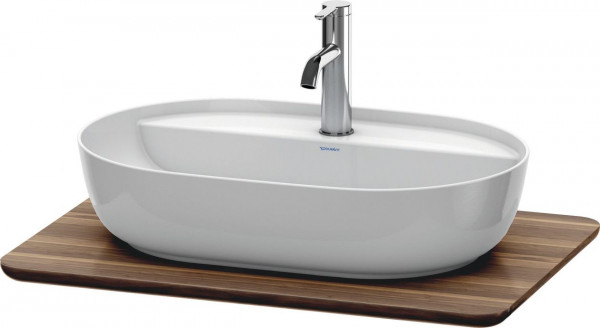 Mobile Lavabo Bagno Duravit Luv Legno massiccio 688x475mm Noce americano opaco LU946007777