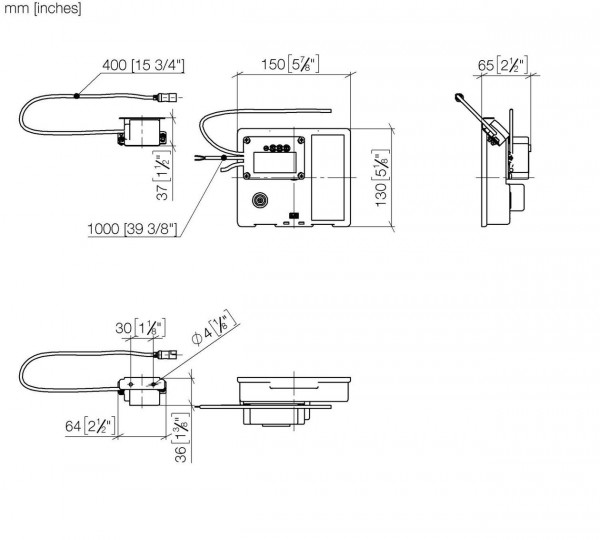 Corpi Incassati Dornbracht eSET Touchfree per rubinetti a infrarossi 4276697090