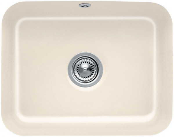 Lavello Cucina sottopiano Villeroy e Boch Cisterna 60C Scolapiatt manuale Ivory CeramicPlus