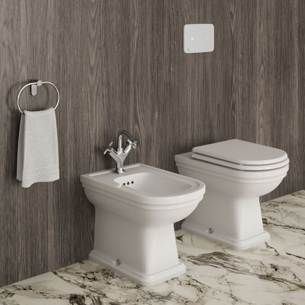 WC A Pavimento Ideal Standard CALLA Flangia standard per serbatoio a scomparsa 365x400x540mm Bianco