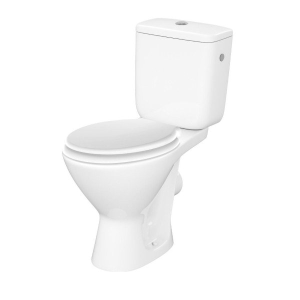 WC a Pavimento Set Allibert VITO Orizzontale 645mm Bianco