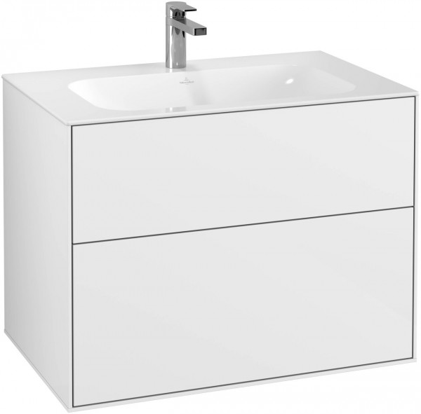 Villeroy e Boch Finion Mobile sotto lavabo 796 x 591 x 498 mm (F0100) Blanc Brillant Laqué