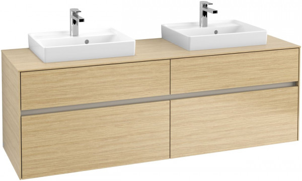 Mobile Sottolavabo Villeroy and Boch Collaro A parete 1600x500x548mm Nordic Oak C02100VJ