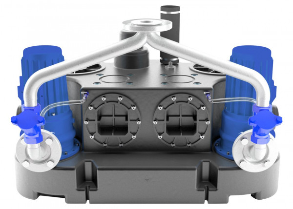 Trituratori Sanibroyer SFA Sistema a leva ad alte prestazioni con 2 pompe trituratrici, 71.1D, 400 V CUBIC2GRSE711T