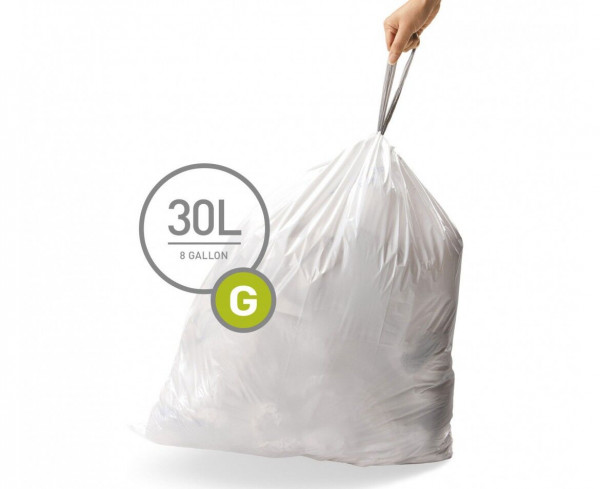Simplehuman ha fatto i sacchetti per i rifiuti su misura Codice G CW0257