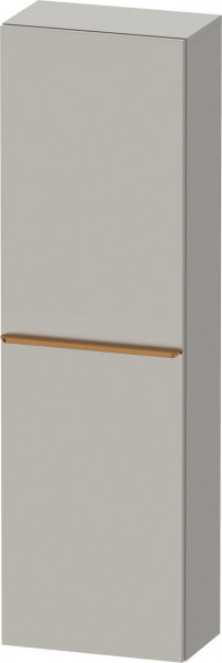 Mobili A Muro Duravit D-Neo semicolonna, anta sinistra, maniglia in bronzo 1320mm Grigio cemento opaco DE1318L04070000