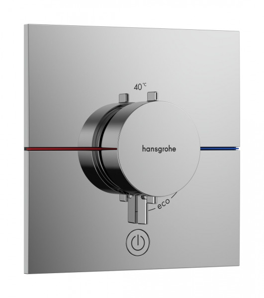 Miscelatore Termostatico Per Doccia Hansgrohe ShowerSelect Comfort E 1 stopcontact Inbouw aggiunge stopcontact extra 155x155mm Cromo