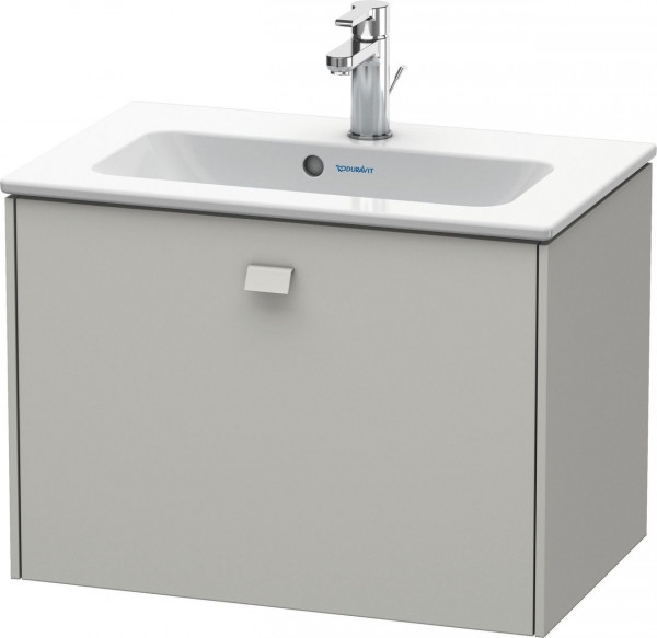 Mobile Per Lavabo Da Incasso Duravit Brioso Compact, 1 cassetto, per Lav. ME 620mm Grigio cemento opaco BR401000707