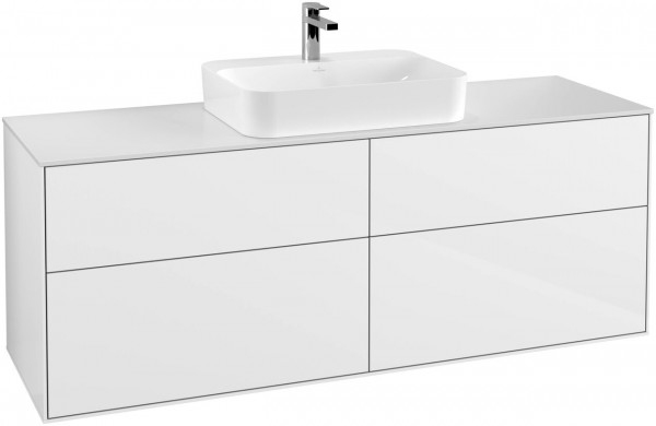 Mobile Sottolavabo Villeroy e Boch Finion Glossy White/Glass White F44100GF