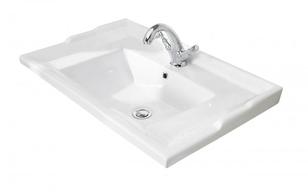 Lavabo Mobile Bayswater Traditional 1 foro, 620mm Bianco