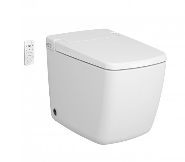 WC giapponese VitrA V-Care Prime Lite BTW VitrAClean senza brida 390x465x620mm bianco lucido