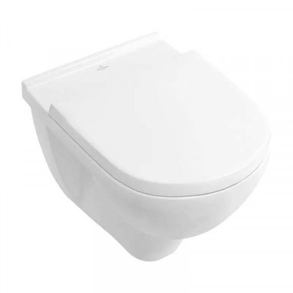 WC Sospeso Villeroy e Boch O.novo Compact Bianco Sedile WC Soft Close Quick Release 5688HR01