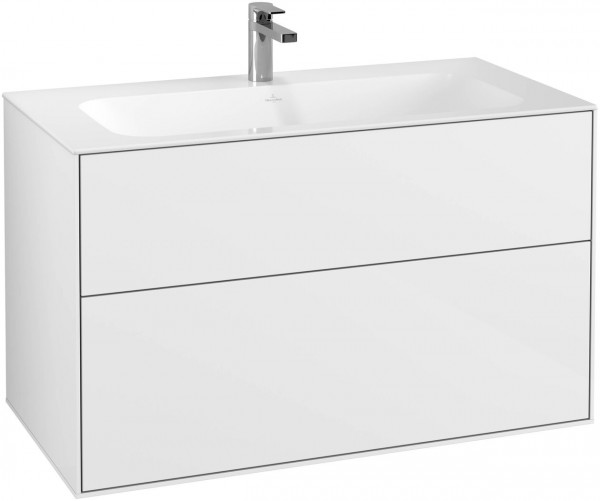 Villeroy e Boch Finion Mobile sotto lavabo 996 x 591 x 498 mm (G0200) Glossy White Lacquer